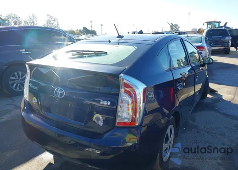 2012 Toyota Prius Three z USA, uszkodzony, nr VIN JTDKN3DU4C0334688